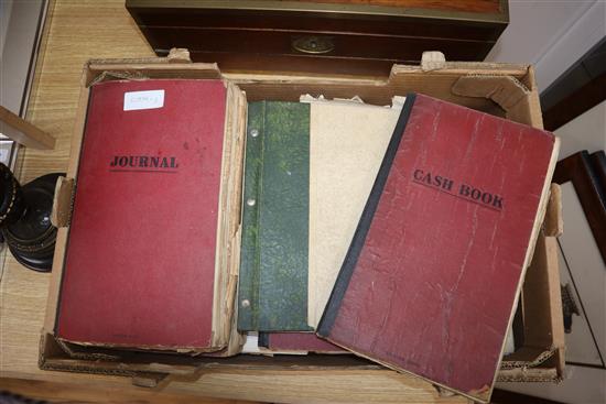 WWI and WWII interest: a group of journals and magazines and a 1959 travel journal